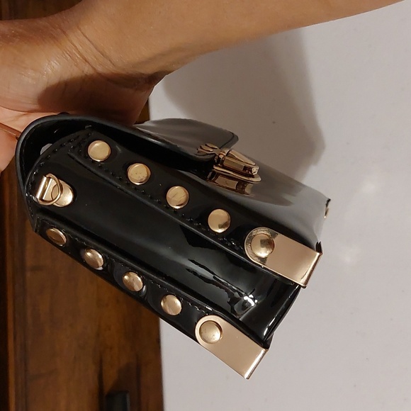 SOON Black Mini Satchel Bag - Picture 4 of 8